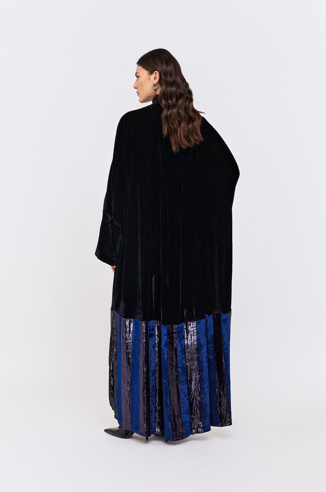 NYLA VELVET - BLACK/BLUE