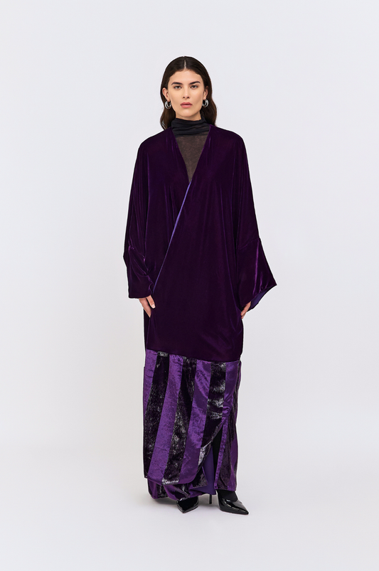 NYLA VELVET - DEEP PURPLE